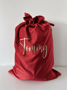 RED SACK - PERSONALISED