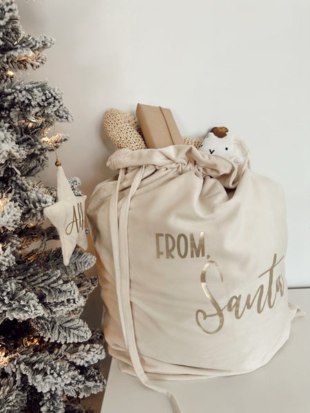 CREAM SACK - FROM SANTA