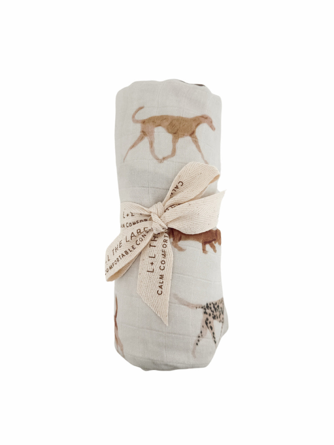 ORGANIC COTTON SWADDLE - PUPPY CLUB